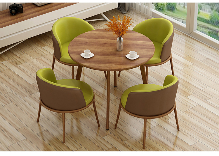 實木圓形洽談桌