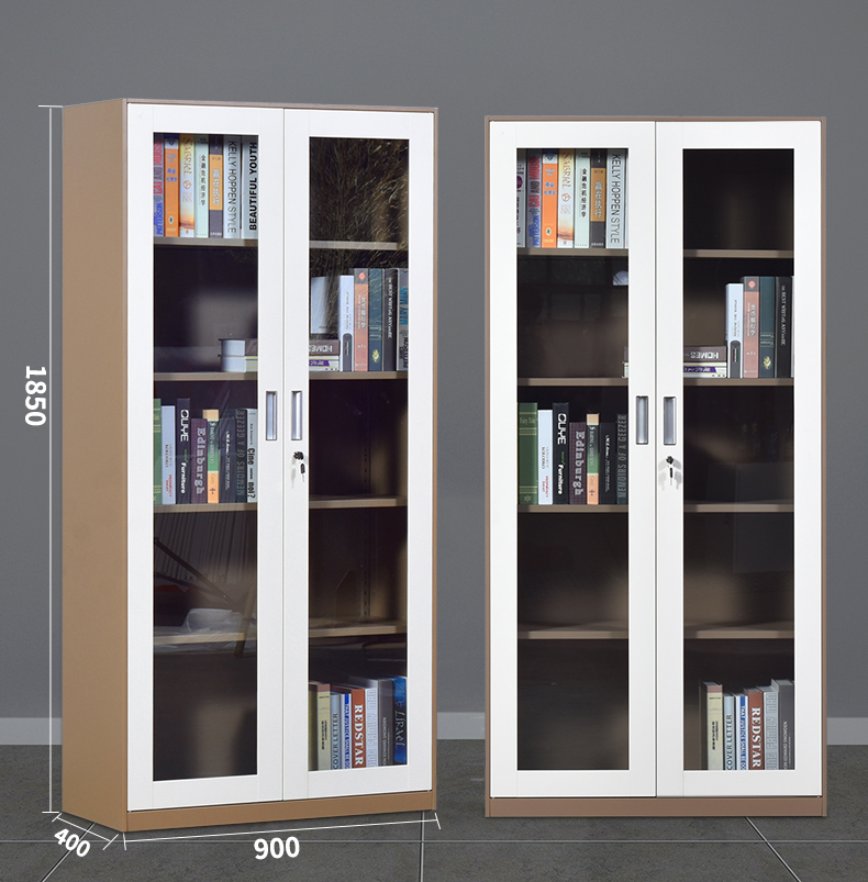 玻璃門鐵皮柜子