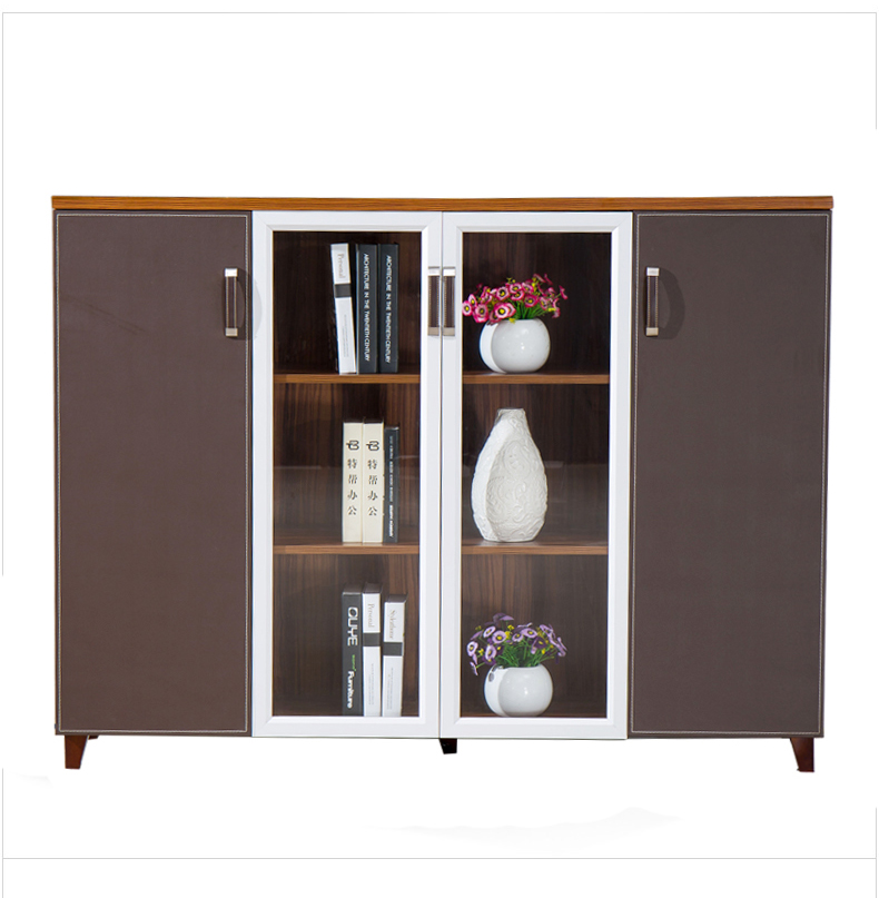 抽屜式玻璃門文件柜