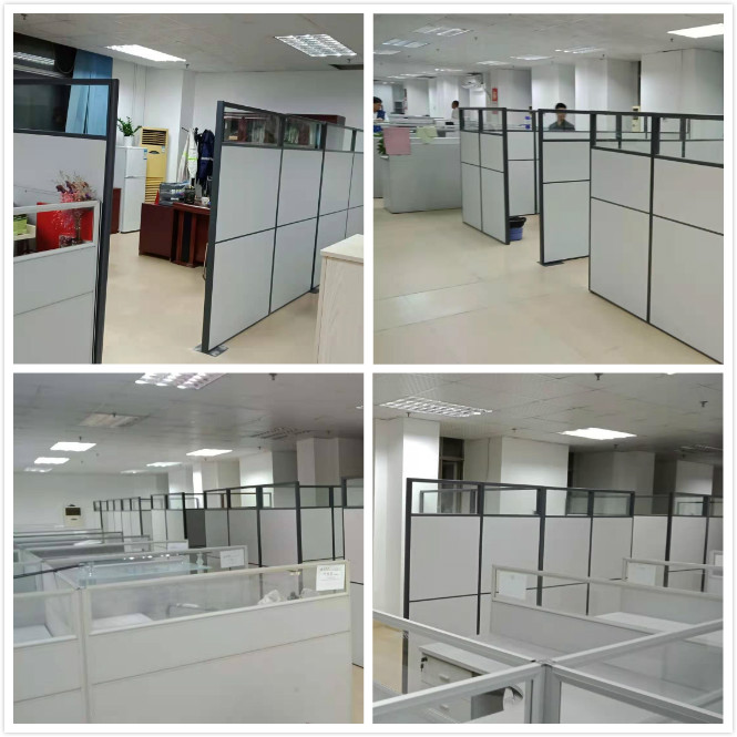 招商局屏風(fēng)隔斷辦公桌案例